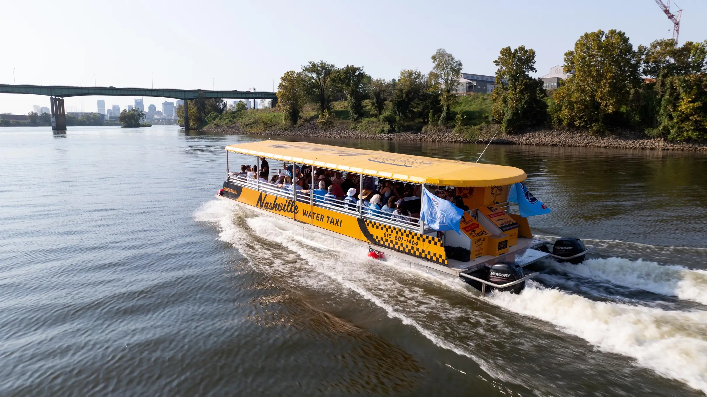 Nashville river skyline